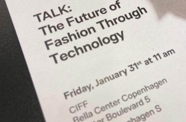 CIFF - The Future of Fashion with Technology