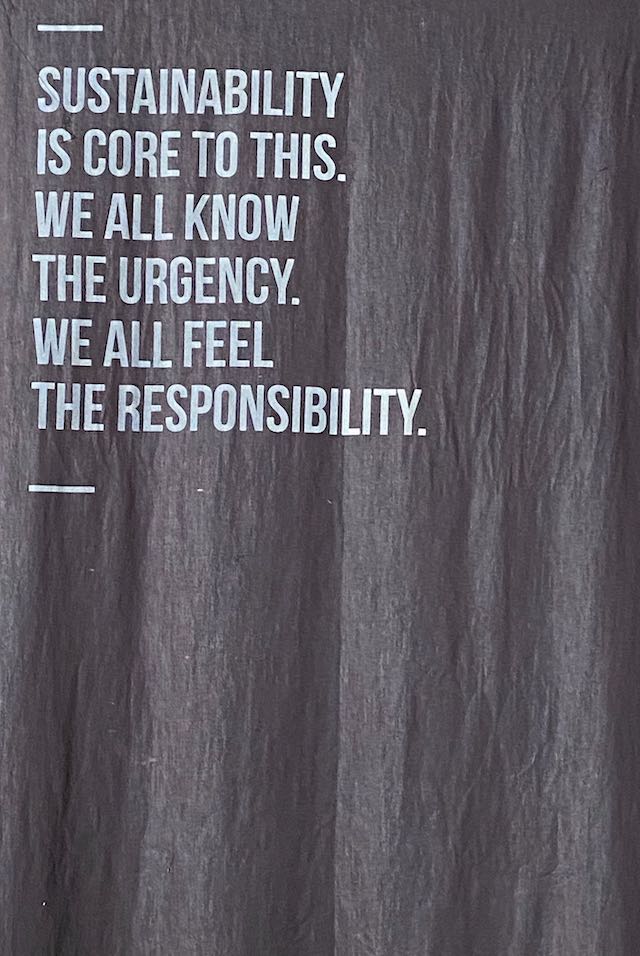 Sustainability is core to this. Sustainability is core to this.