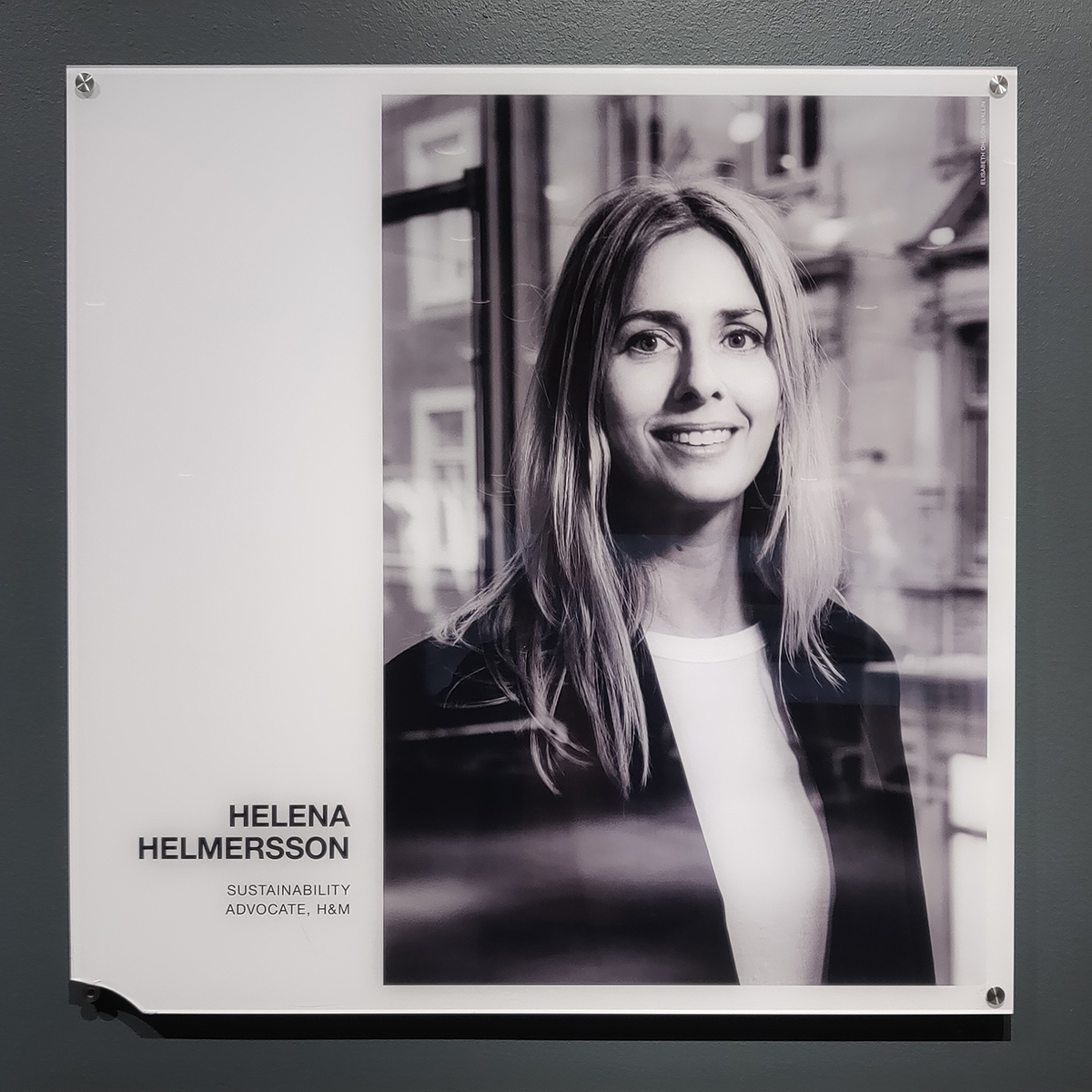 Helena Helmersson at Arlanda Airport